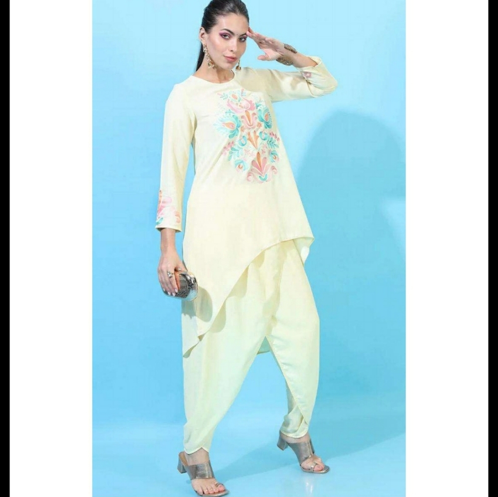 Indian outfit with Dhoti pants